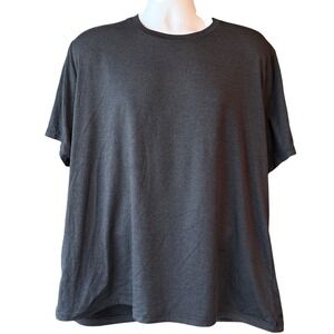 Zella‎ Men's Performance T Shirt Black Short Sleeve Athletic 2XL